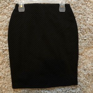 Black Bodycon Skirt